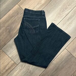 Lee Dark Wash Denim Jeans with Studded Pocket